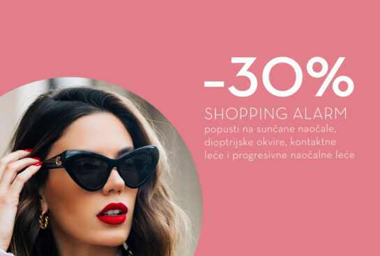 SHOPPING ALARM 30% U OPTICI ANDA